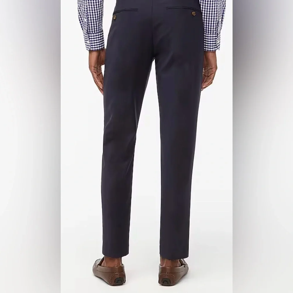 J Crew Factory Men's Navy Tapered Four Season Thompson Pants NWT 30 x 32 #1365